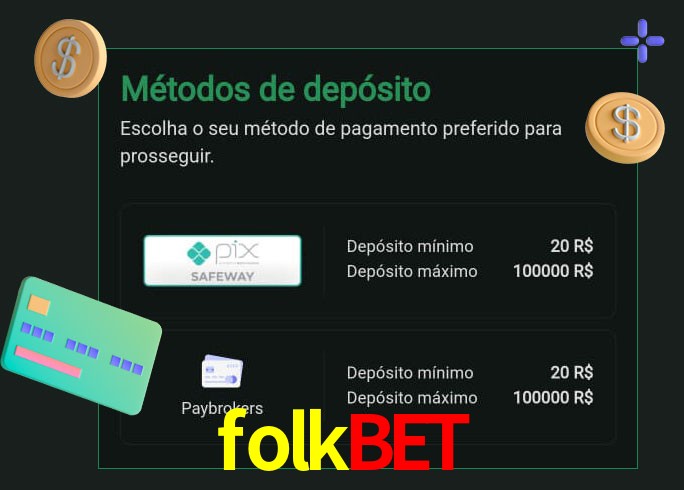 O cassino folkbet oferece uma grande variedade de métodos de pagamento
